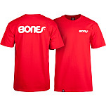 Bones® Bearings Swiss Text T-Shirt - Red