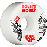 Rollerbones Bowl Bombers Wheels 62mm 101A 8pk White