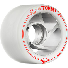 Rollerbones Turbo Wheel Clear Aluminum Hub 62mm 88a 8pk Natural