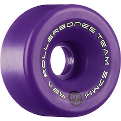 Rollerbones Team Logo 57mm 98A 8pk Purple