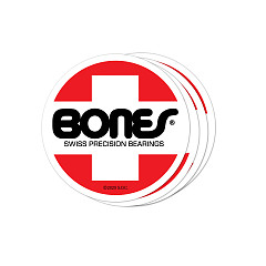Bones® Bearings OG Swiss Circle 1.75" Sticker 20p