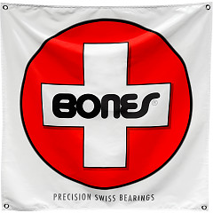 Bones® Bearings Swiss Cloth Banner 35" x 35"