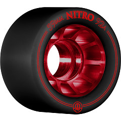 Rollerbones Nitro Wheel 59mm x 92a 8pk Red Hub with Black Tire