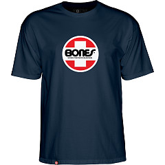 Bones Bearings OG Swiss Circle T-Shirt Navy