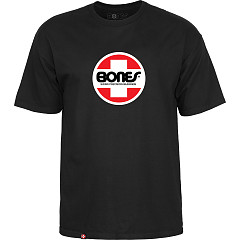 Bones Bearings OG Swiss Circle T-Shirt Black