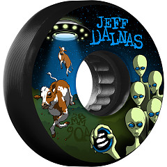 Eulogy Wheels Jeff Dalnas Alien signature wheels 58mm x 90a Black 4pk.