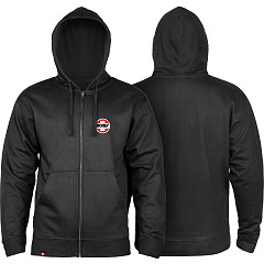 Bones Bearings OG Swiss Zip Hoodie Midweight Black