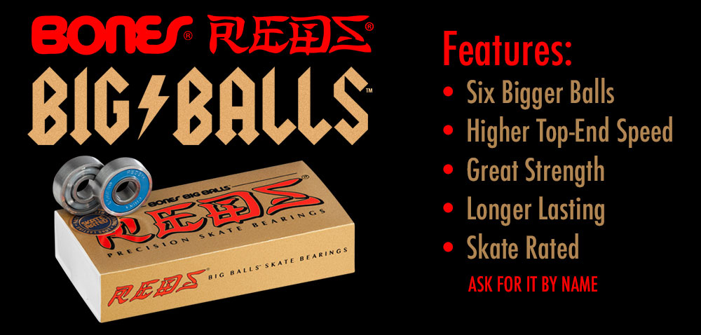 Bones® BIG BALLS™ REDS® Bearings 16 pack